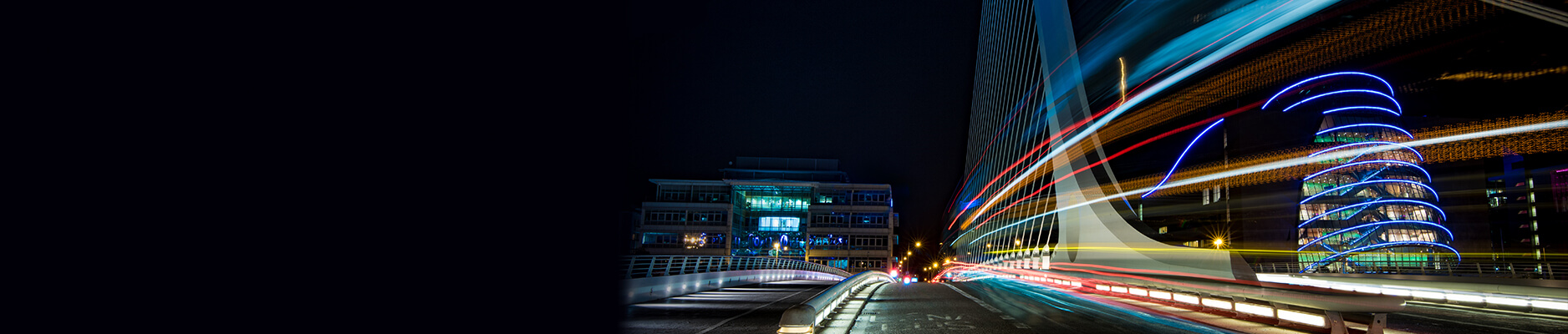 Dublin at night